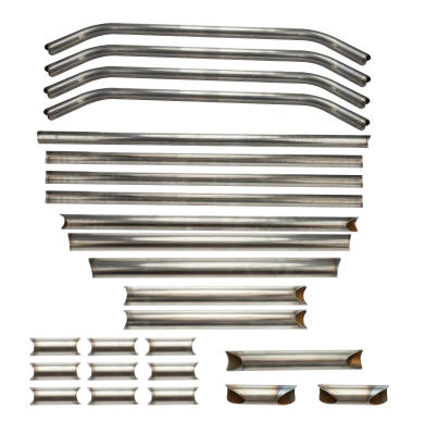 Roll Cage, Strut Kit, Component Box, Steel, Natural, Deluxe Roll Cage, Crown Vic, Kit. - ALL99231
