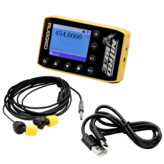 Radio Receiver, Nitro Bee Xtreme, LCD Screen, Headphones / Charging Cord Included, Plastic, Yellow, Each