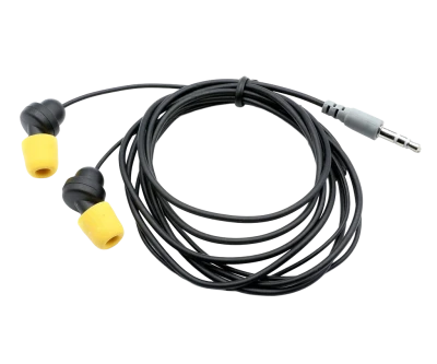 Earpiece, Sportsman, 3.5 mm Stereo Input Jack, Plastic, Black, Each - RGR-NITROBUDSS