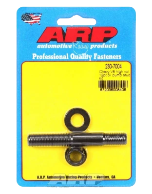 Oil Pump Stud, 12 Point Nuts, Chromoly, Black Oxide, High Volume Pumps, Chevy V8, Each. - ARP230-7004