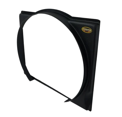 Radiator shroud, fits 20 in fan, 22 in W x 19 inH, Black, Plastic, Each. - DOM-545-BK