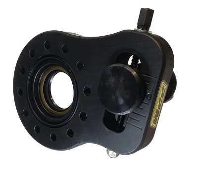 Pinion Mount, Single Sided, Threaded Adjuster, Aluminum, Black, Each. - PPM0450