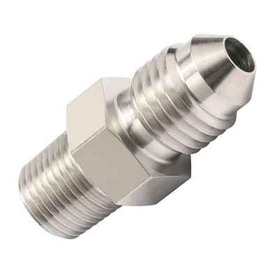 Brake Caliper Fitting-Straight-4AN x 1/8 NPT-Each - PPMCALFIT4