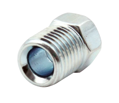 Fitting, Flare Nut, 3/8-24 in Inverted Flare Male, Steel, Zinc Oxide, 3/16 in Hardline, Set of 10 - PPM433-8041