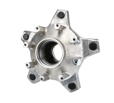 Wide 5 Wheel Hub, Front, Includes Races, Dust Cap, and Standard Studs, Aluminum, Natural Finish, Each. - WIN6606-FX5