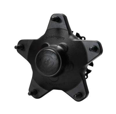 Wheel Hub, Front, Starlite 55-XD, Wide 5, Dynamic Adapter Mount, Aluminum, Black Paint, Each - WIL270-12127C