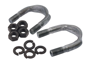 Universal Joint U-Bolt, Nuts / Washers Included, Steel, Natural, 1310 Series Yoke, 3-1/4 wide X 1-1/16 cap, KIT