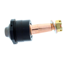 Ball Joint, Precision, Take-A-Part, Greasable, Lower, Screw-In, 1.500 in/ft Taper, 3.82 in Stud, 5/8-18 in Thread, Hardware Included, Aluminum Cap, Black Anodized, Each