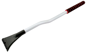 Mud Scraper, 32 in Long, Foam Grip, Aluminum / Plastic, Black / Gray, Each