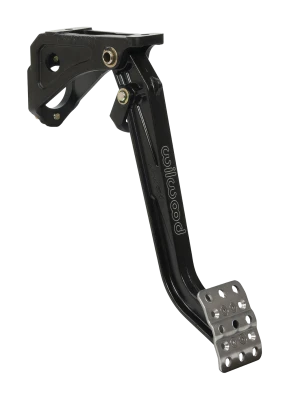 Clutch Pedal Assembly, 7 to 1 Ratio, 12.10 in Long, Single Master Cylinder, Forward Swing Mount, Aluminum, Black Paint, Each. - WIL340-13834