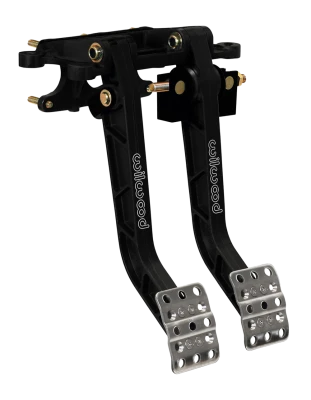 Pedal Assembly, Brake / Clutch, 6.25 to 1 Ratio, 12.05 in Long, Forward Swing Mount, Aluminum, Black Paint, Each. - WIL340-11295