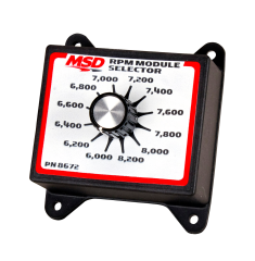 RPM Module Selector, 6000-8200 RPM, Dial Selector, 200 RPM Increments, MSD Ignition Boxes, Each