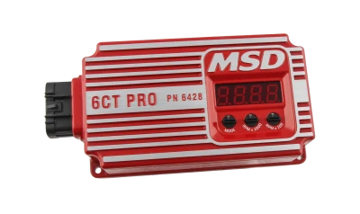 Ignition Box, 6CT Pro, Digital, CD Ignition, Multi-Spark, 45000V, Rev Limiter, Red, Each - MSD6428