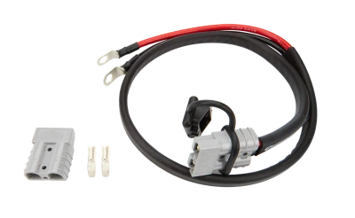 Battery Cable Kit, 8 Gauge, Includes Cable Connector and Terminals, Copper, 36in. Red / Black, Kit. - QCP-57-71436