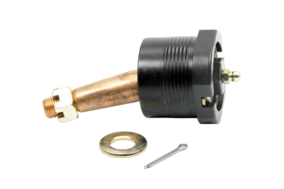 Ball Joint, Precision, Extreme Duty, Take-A-Part, Greasable, Upper, Screw-In, Standard Length, 1.500in/ft. Taper, 3.34in. Stud, 1/2-20in. Thread, Aluminum Cap, Black Anodized, Each. (Fits All Late Models) - HOW-22320X