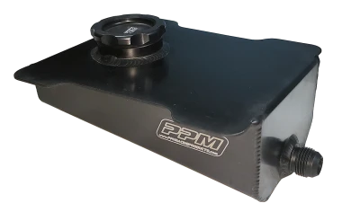 Tank, Rear End, 10 AN outlet, O ring Lid, Aluminum, Black Anodized, Each - PPM02011