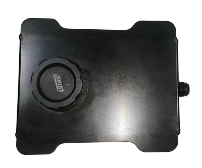 Tank, Rear End, 10 AN outlet, O ring Lid, Aluminum, Black Anodized, Each - PPM02011