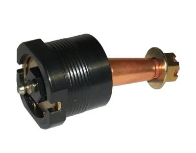 Ball Joint, Precision, Extreme Duty, Take-A-Part, Greasable, Lower, Screw-In, 1/2in. Longer, 2.000in/ft. Taper, 4.031in. Stud, 5/8-18in. Thread, Aluminum Cap, Black Anodized, Each. (GM Pin, Fits GRT, Warrior, and Rayburn) - HOW-22410XV