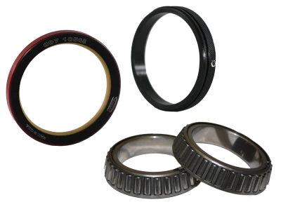 DRP HUB DEFENDER LOW DRAG HUB PARTS KIT; 2.5" 5x5 REAR; INCLUDES: 10518 SPACER, DRP STANDARD SUPER FINISHED BEARING KIT (L610549) & ULTRA LOW DRAG SEAL - DRP-00710518KC