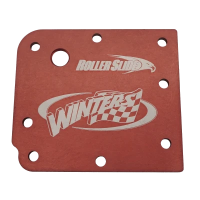 Falcon Late Model Transmission Side Cover, Aluminum, Red Anodized, Each. (11) - WIN62158