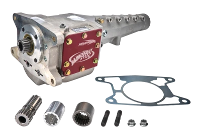 Falcon Late Model Transmission, Manual, 2 Forward Speeds, Reverse, Internal Hydraulic Clutch, 10 Spline Input Shaft, Aluminum Case, Kit. - WIN60100B