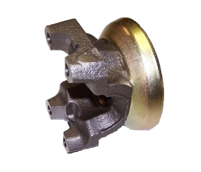 Quick Change Pinion Yoke, 10 Spline, Steel, 1310 U-Joint, Natural, Each. (Standard Length) - QC0380