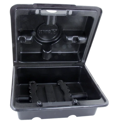 Carburetor Case, Tote, Polypropylene Plastic, Black, Holley 2 / 4-Barrel Carburetors, Each - HOW-8610