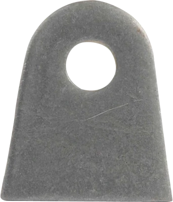 Chassis Tab, Flat, 1/2 in Mounting Hole, 1/4 in Thick, Steel, Natural, Each - PPM-608