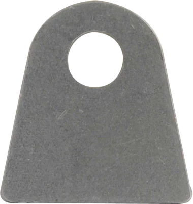 Chassis Tab, Flat, 1/2 in Mounting Hole, 3/16 in Thick, Steel, Natural, Each - PPM-606