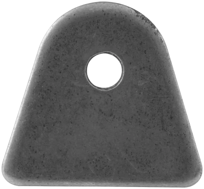Chassis Tab, Flat, 1/4 in Mounting Hole, 1/8 in Thick, Steel, Natural, Each - PPM-612