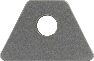 Chassis Tab, Seat Tab, Flat, 1/2 in Mounting Hole, 1/4 in Thick, Steel, Natural, Each - PPM-619