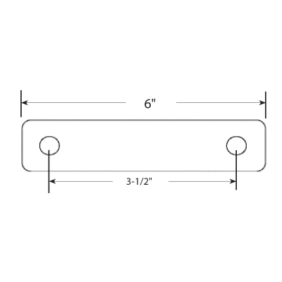 Seat Mount, Lower, Weld-On, Fixed, Steel, Allstar Seat Mount Kit, Each - PPM60033