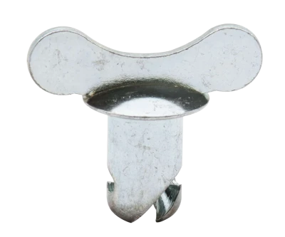 Quick Turn Fastener, Wing Head, 7/16 x 0.500 in Body, Steel, Zinc Oxide, Set of 10 - PPMZ-228S