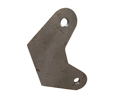 Caliper Bracket, 3.5 in, 7/16-20 in holes, 1/4 in thick, Steel, Front Spindle Mount, Weld on, Each - PPM-070BK