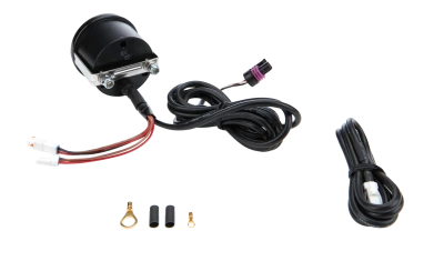 Fuel Pressure Gauge, Redline, 0-15 psi, Electric, Analog, Full Sweep, 2-5/8 in Diameter, Black Face, Each - QCP-69-000