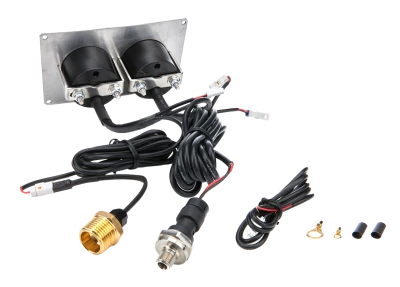 Gauge Panel Assembly, Digital, Oil Pressure / Water Temperature, Black Face, Kit. - QCP-67-2001