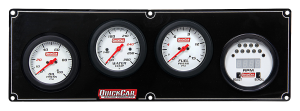 Gauge Panel Assembly, Extreme, Fuel Pressure / Oil Pressure / Digital Tachometer / Water Temperature, White Face, Warning Light, Kit