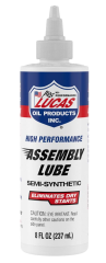 Lucas Oil Assembly Lubricant, High Performance, Engine Assembly Lubricant, Semi-Synthetic, 8 oz Bottle, Each.