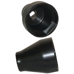 Howe Ball Joint Socket, 1/2in. Drive, Steel, Black Powder Coat, Screw-In Upper Ball Joints, Each.