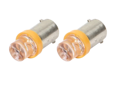 LED Light Bulb, Amber, Quickcar Gauges / Warning Lights, Pair - QCP-61-693