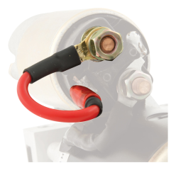 Solenoid Jumper Wire, Remote, Spade Connector, Allstar / Quarter Master / Tilton Starters, Each