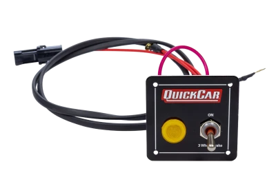 Switch Panel, Dash Mount, 1 Toggle, Indicator Light, Brake Shutoff, Kit - QCP-50-035