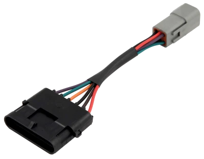 Wiring Harness Adapter, 6 Pin Deutsch to 6 Pin Weatherpack, Each - QCP-50-2007