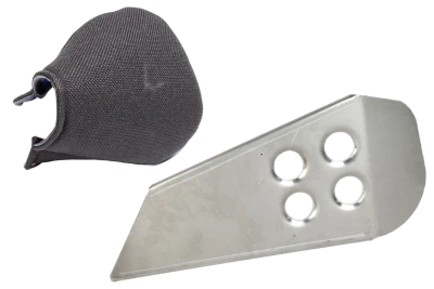 Leg Support, Adult, Left, Cover Included, Lightweight, Aluminum, Natural, Ultrashield Seats, Kit - USD-91071K
