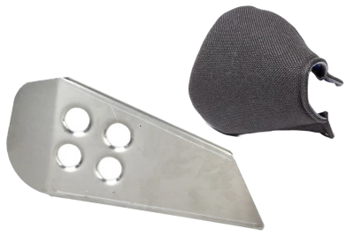Leg Support, Adult, Right, Cover Included, Lightweight, Aluminum, Natural, Ultrashield Seats, Kit - USD-91061K