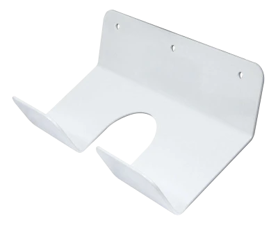 Broom Holder, Steel, White Paint, Each - PPM122-04
