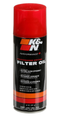 Air Filter Oil, Red, 12.25 oz Aerosol, Each