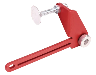 Throttle Stop, Primary, Aluminum, Red Anodized, Square Bore, Kit - LON52-32730