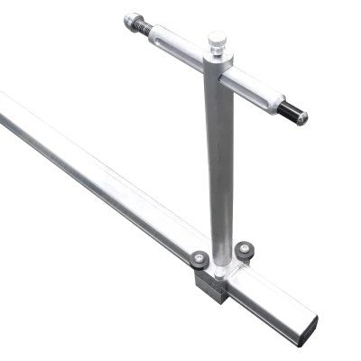 Toe-In Gauge, Adjustable to 88 in Width, Measures in 1/16 in Increments, Aluminum, Each - LON52-79622