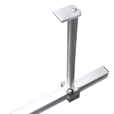Toe-In Gauge, Adjustable to 88 in Width, Measures in 1/16 in Increments, Aluminum, Each - LON52-79622